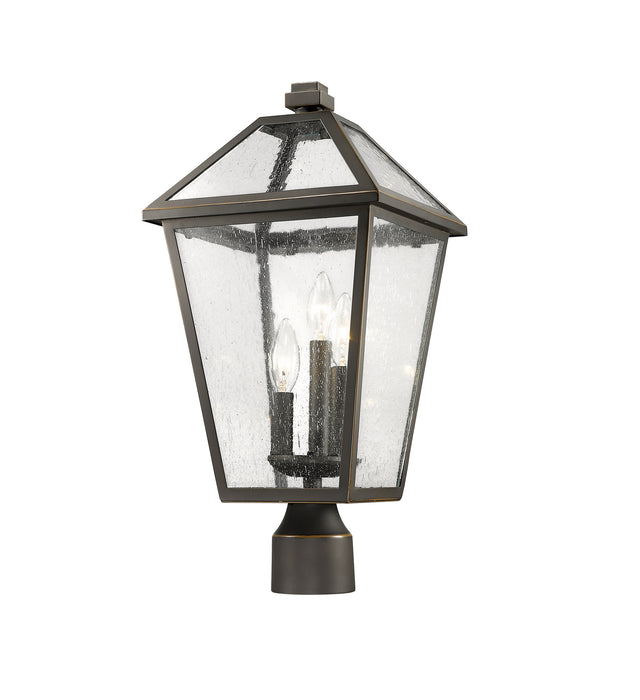 Z-Lite 579PHBR-ORB Three Light Outdoor Post Mount Fixture, Oil Rubbed Bronze