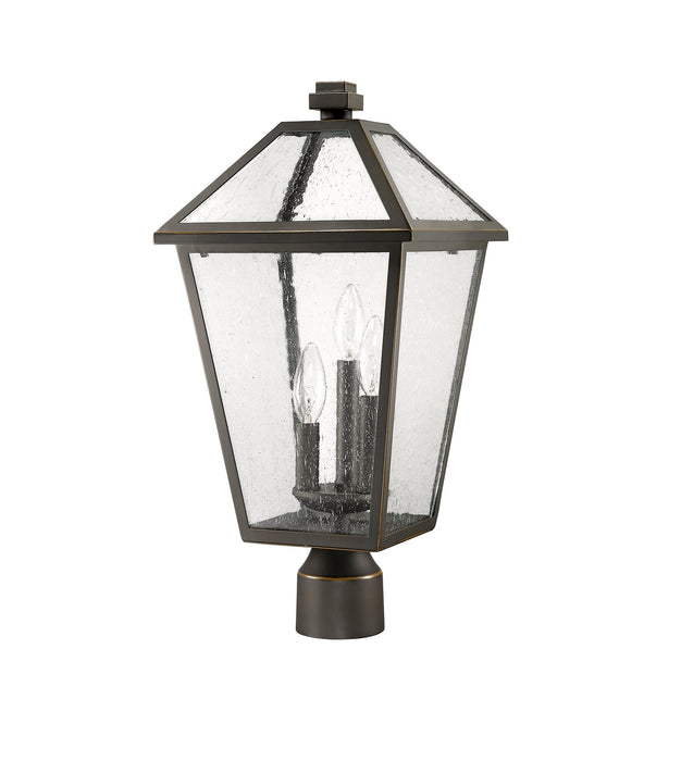 Z-Lite 579PHBR-ORB Three Light Outdoor Post Mount Fixture, Oil Rubbed Bronze