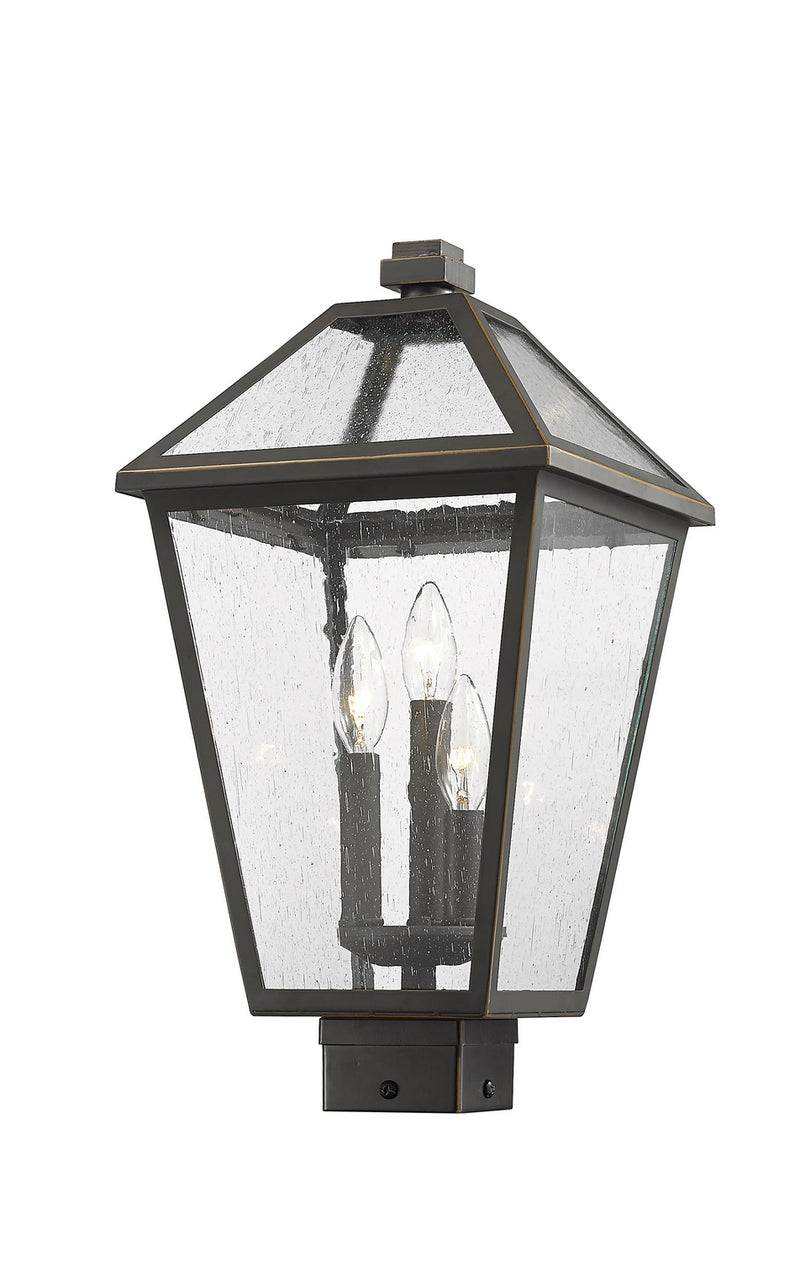 Z-Lite 579PHBS-ORB Three Light Outdoor Post Mount Fixture, Oil Rubbed Bronze