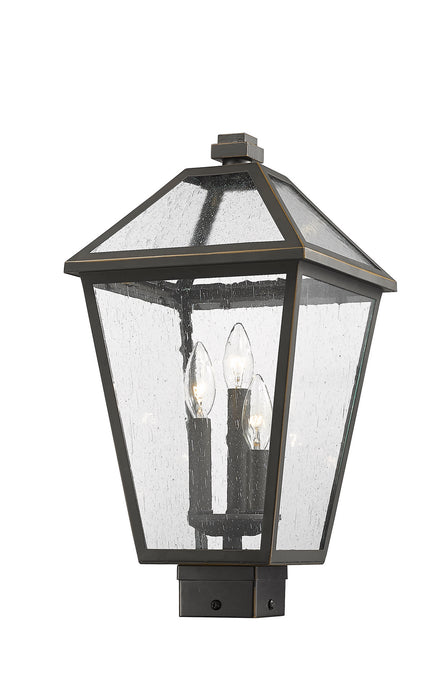Z-Lite 579PHBS-ORB Three Light Outdoor Post Mount Fixture, Oil Rubbed Bronze