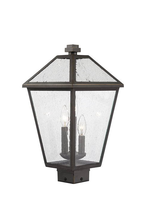 Z-Lite 579PHBS-ORB Three Light Outdoor Post Mount Fixture, Oil Rubbed Bronze