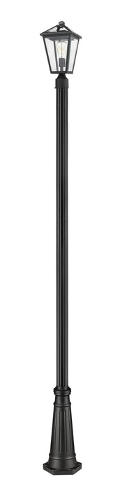 Z-Lite 579PHMR-519P-BK One Light Outdoor Post Mounted Fixture, Black
