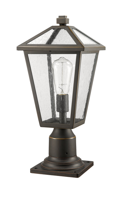 Z-Lite 579PHMR-533PM-ORB One Light Outdoor Pier Mounted Fixture, Oil Rubbed Bronze