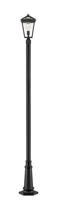 Z-Lite 579PHMR-557P-BK One Light Outdoor Post Mount, Black