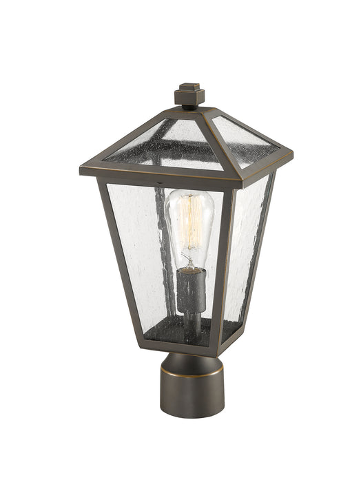 Z-Lite 579PHMR-ORB One Light Outdoor Post Mount Fixture, Oil Rubbed Bronze
