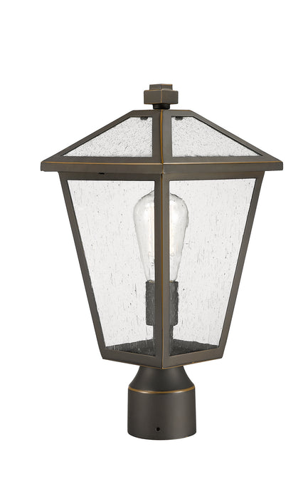 Z-Lite 579PHMR-ORB One Light Outdoor Post Mount Fixture, Oil Rubbed Bronze