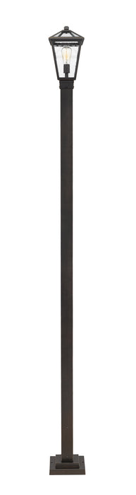 Z-Lite 579PHMS-536P-ORB One Light Outdoor Post Mounted Fixture, Oil Rubbed Bronze