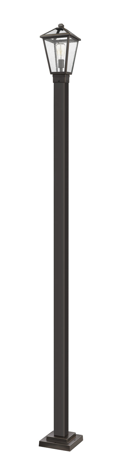 Z-Lite 579PHMS-536P-ORB One Light Outdoor Post Mounted Fixture, Oil Rubbed Bronze