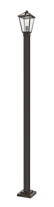 Z-Lite 579PHMS-536P-ORB One Light Outdoor Post Mounted Fixture, Oil Rubbed Bronze