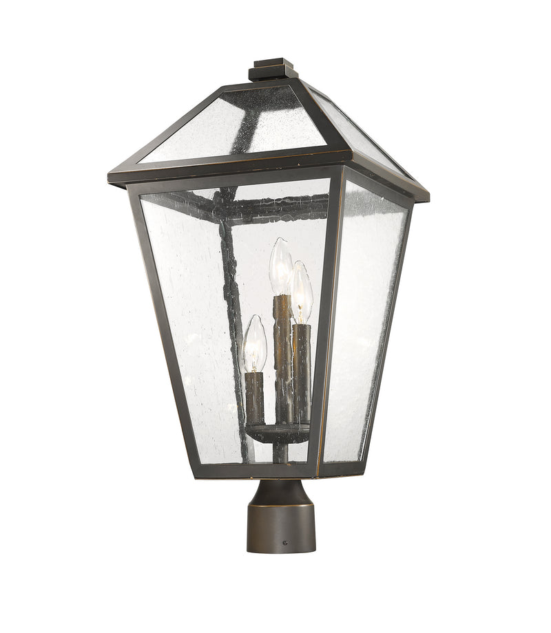 Z-Lite 579PHXLR-ORB Three Light Outdoor Post Mount Fixture, Oil Rubbed Bronze