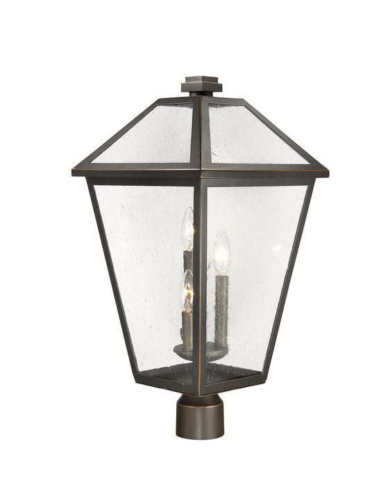 Z-Lite 579PHXLR-ORB Three Light Outdoor Post Mount Fixture, Oil Rubbed Bronze