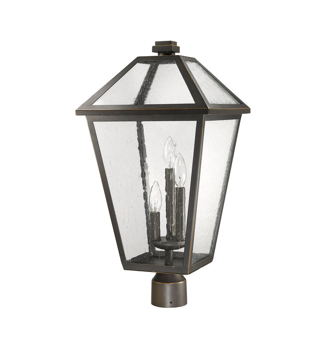 Z-Lite 579PHXLR-ORB Three Light Outdoor Post Mount Fixture, Oil Rubbed Bronze
