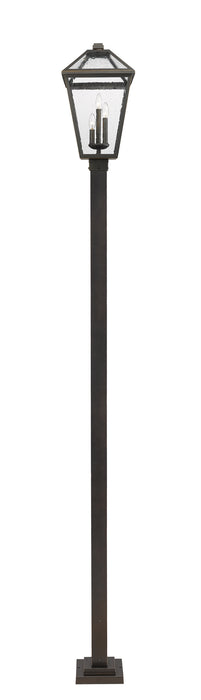 Z-Lite 579PHXLS-536P-ORB Three Light Outdoor Post Mounted Fixture, Oil Rubbed Bronze