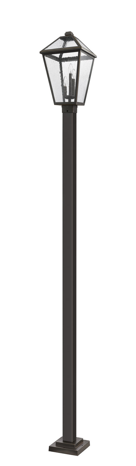 Z-Lite 579PHXLS-536P-ORB Three Light Outdoor Post Mounted Fixture, Oil Rubbed Bronze