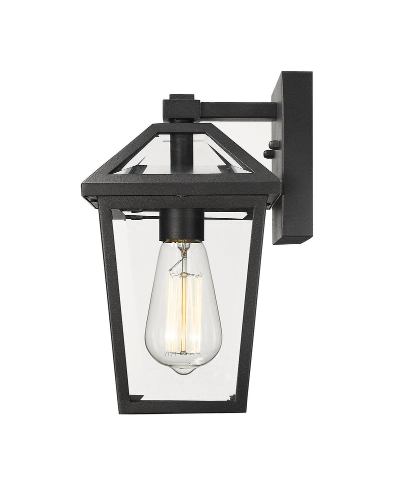 Z-Lite 579S-BK One Light Outdoor Wall Light, Black