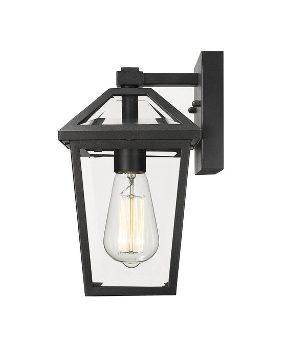 Z-Lite 579S-BK One Light Outdoor Wall Light, Black
