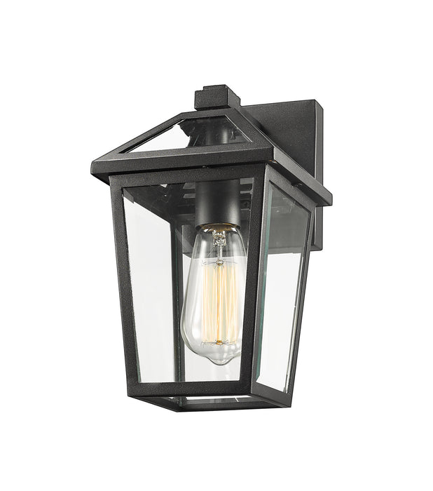 Z-Lite 579S-BK One Light Outdoor Wall Light, Black