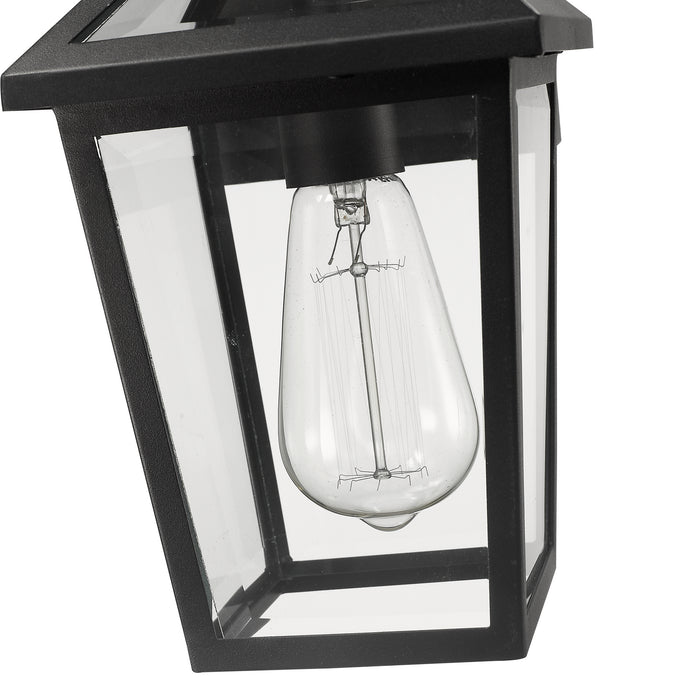 Z-Lite 579S-BK One Light Outdoor Wall Light, Black