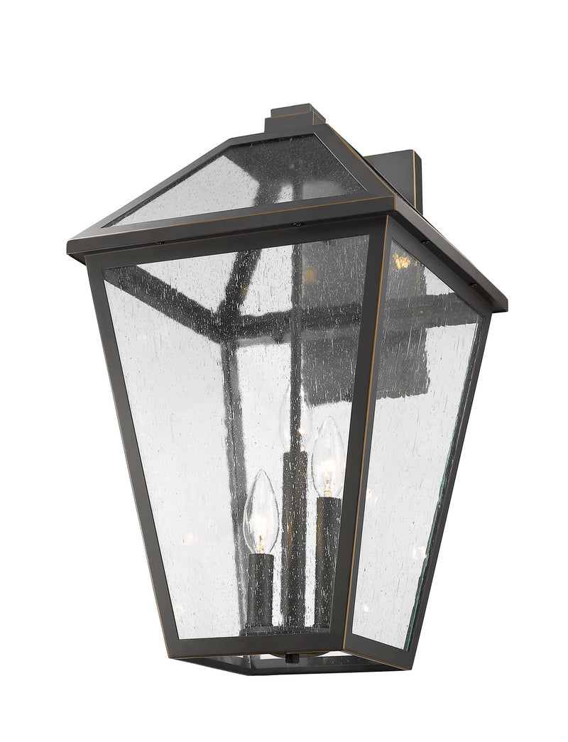 Z-Lite 579XL-ORB Three Light Outdoor Wall Light, Oil Rubbed Bronze