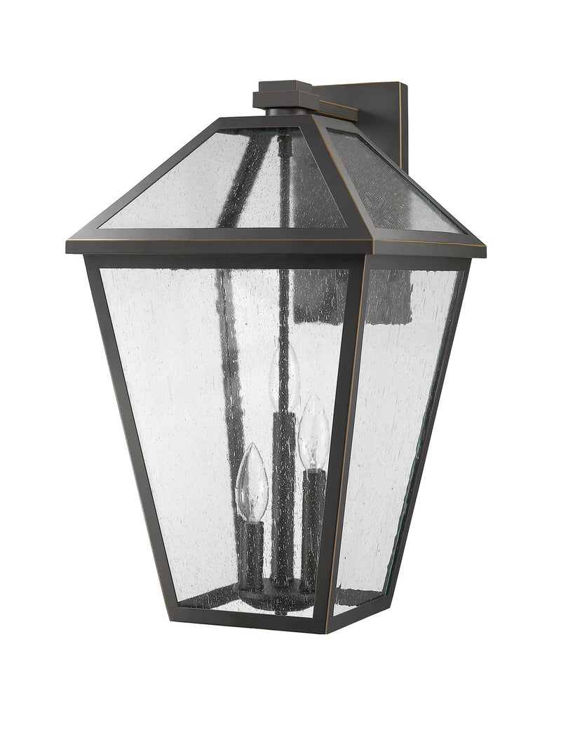 Z-Lite 579XL-ORB Three Light Outdoor Wall Light, Oil Rubbed Bronze