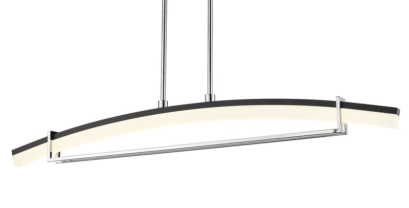 Z-Lite 620-43-CH-LED LED Linear Chandelier, Chrome