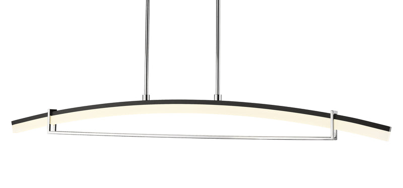 Z-Lite 620-56-CH-LED LED Linear Chandelier, Chrome