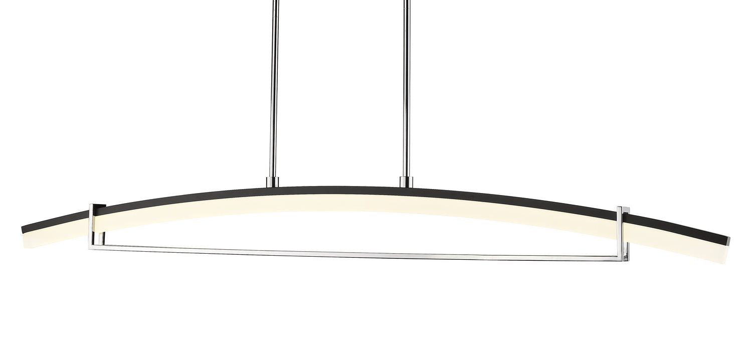 Z-Lite 620-56-CH-LED LED Linear Chandelier, Chrome