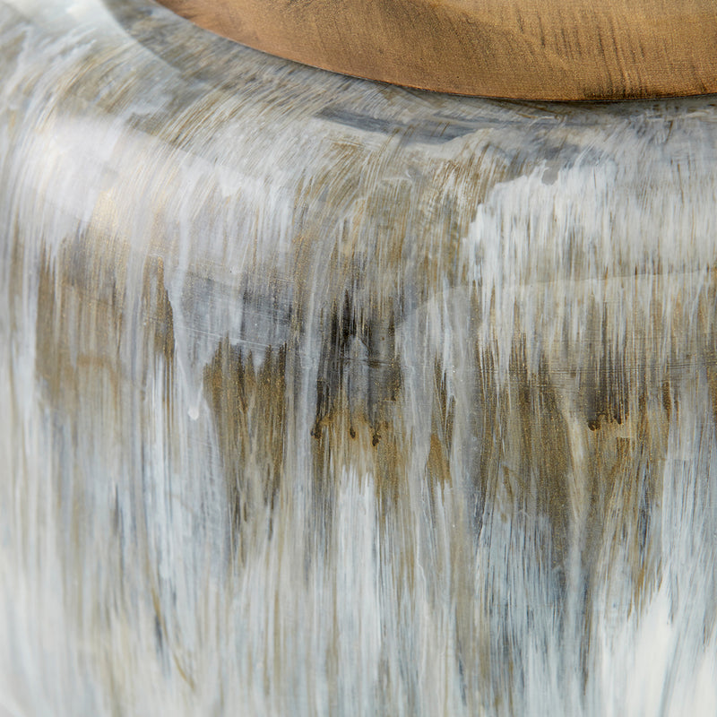 Cyan 10422 Vase, Olive Glaze