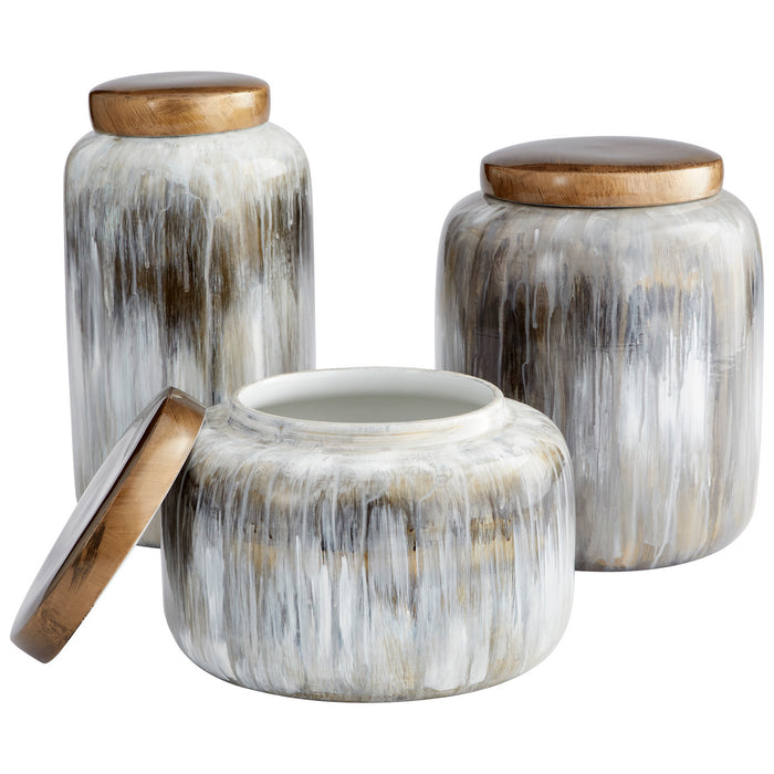 Cyan 10422 Vase, Olive Glaze