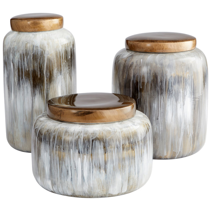 Cyan 10424 Vase, Olive Glaze