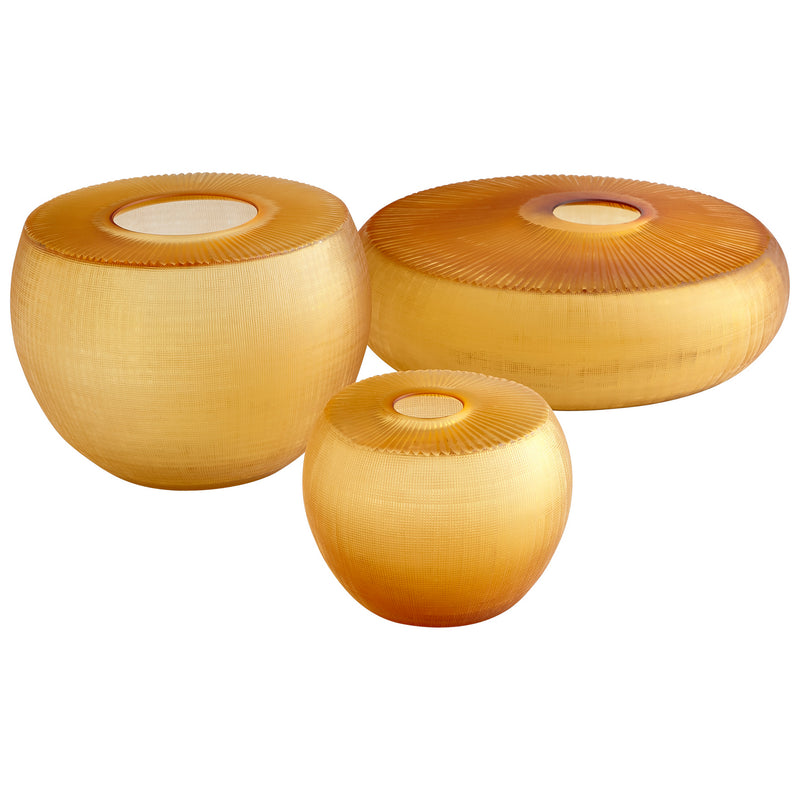 Cyan 10458 Vase, Amber