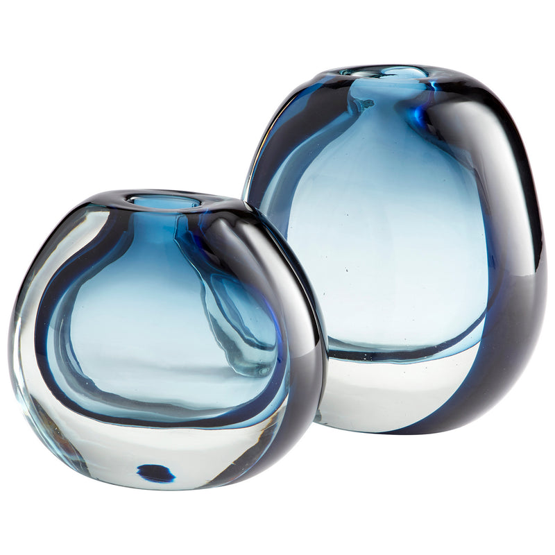 Cyan 10486 Vase, Blue