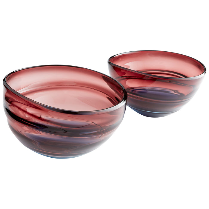 Cyan 10494 Bowl, Plum And Blue