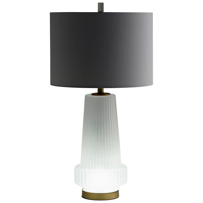 Cyan 10545 LED Table Lamp, Aged Brass