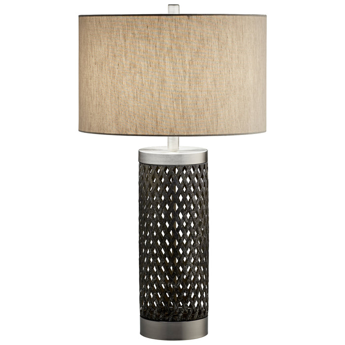 Cyan 10547 One Light Table Lamp, Satin Nickel