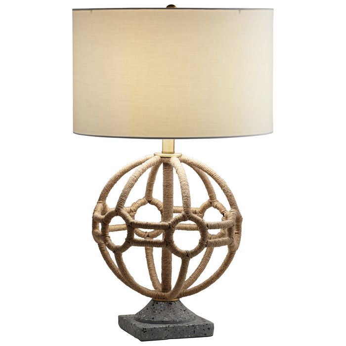 Cyan 10548 One Light Table Lamp, Aged Brass