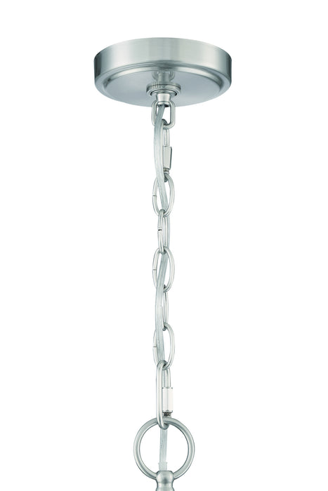 Craftmade 50524-BNK Four Light Chandelier, Brushed Polished Nickel