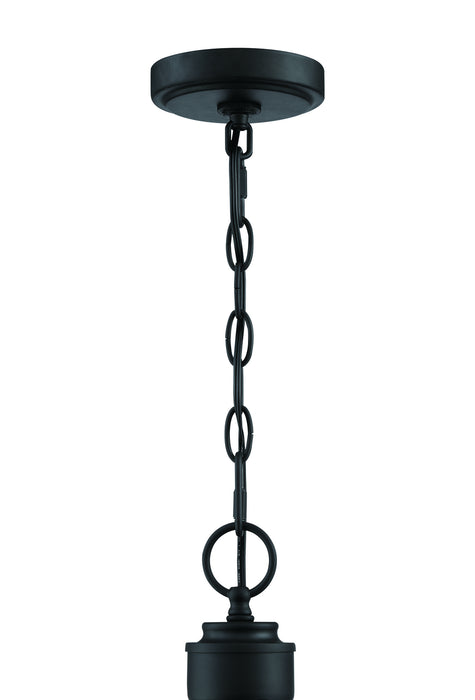 Craftmade 50524-FB-WG Four Light Chandelier, Flat Black