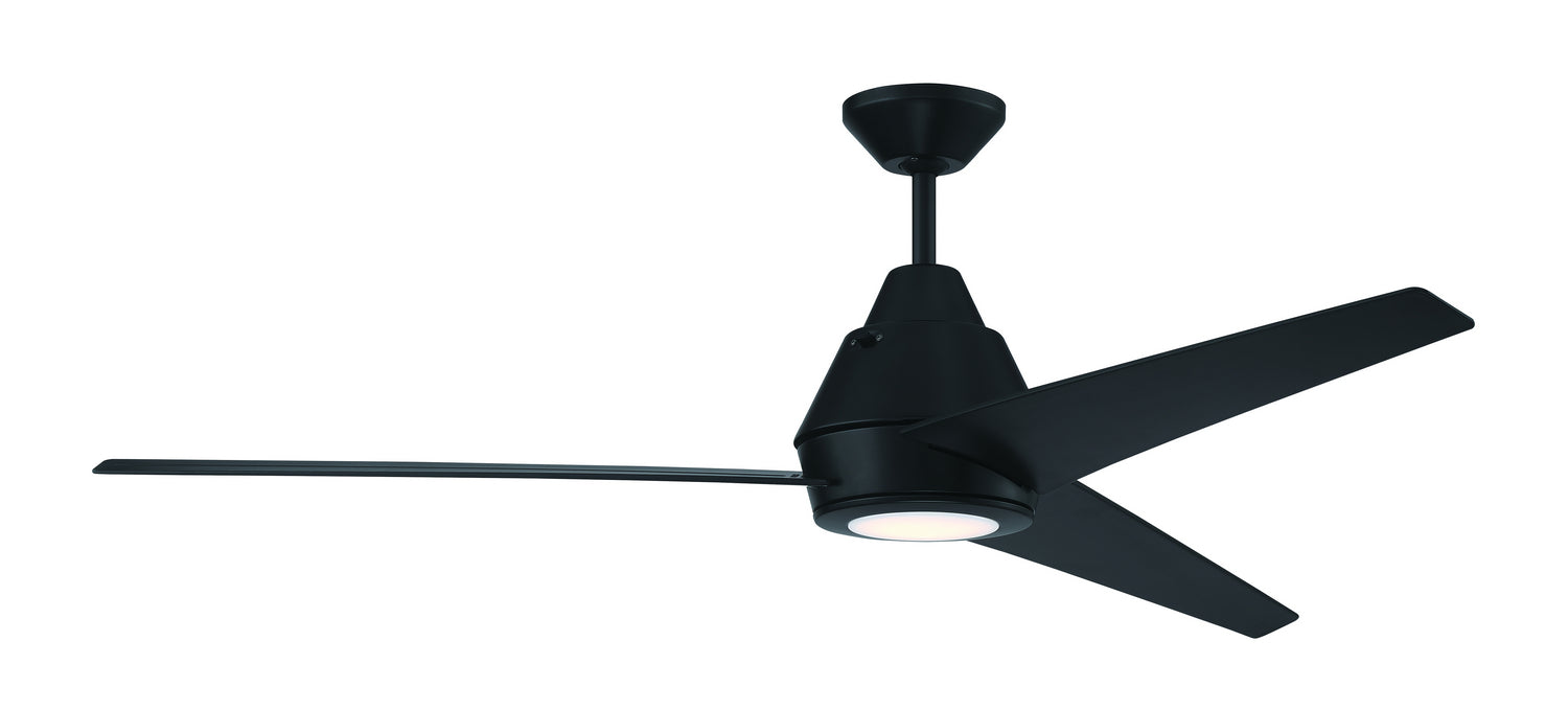 Craftmade ACA56FB3 56"Ceiling Fan, Flat Black