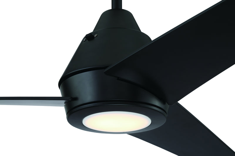 Craftmade ACA56FB3 56"Ceiling Fan, Flat Black
