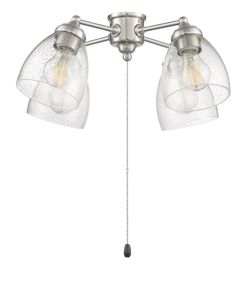 Craftmade LK401105-BNK-LED LED Fan Light Kit, Brushed Polished Nickel