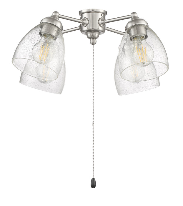 Craftmade LK401105-BNK-LED LED Fan Light Kit, Brushed Polished Nickel