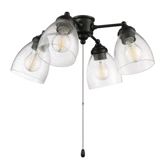 Craftmade LK401105-FB-LED LED Fan Light Kit, Flat Black