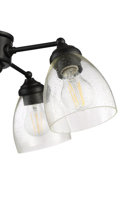 Craftmade LK401105-FB-LED LED Fan Light Kit, Flat Black