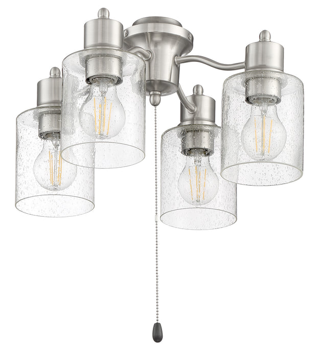 Craftmade LK403107-BNK-LED LED Fan Light Kit, Brushed Polished Nickel