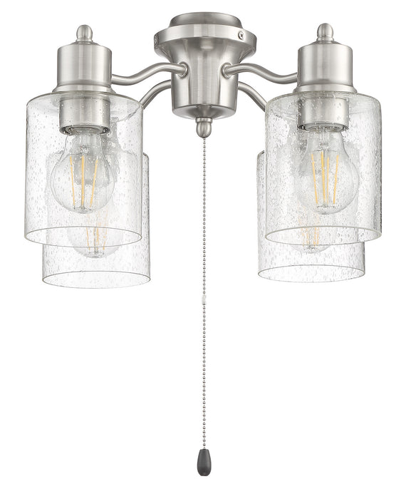 Craftmade LK403107-BNK-LED LED Fan Light Kit, Brushed Polished Nickel