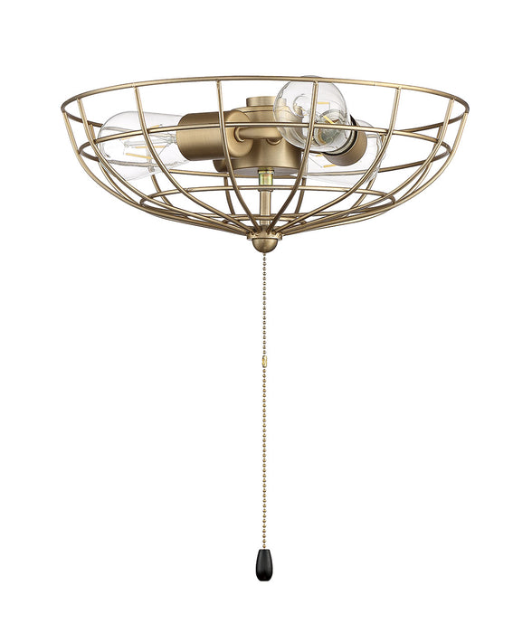 Craftmade LK2801-SB-LED LED Fan Light Kit, Satin Brass