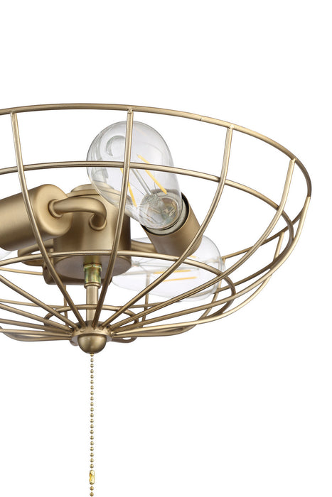 Craftmade LK2801-SB-LED LED Fan Light Kit, Satin Brass