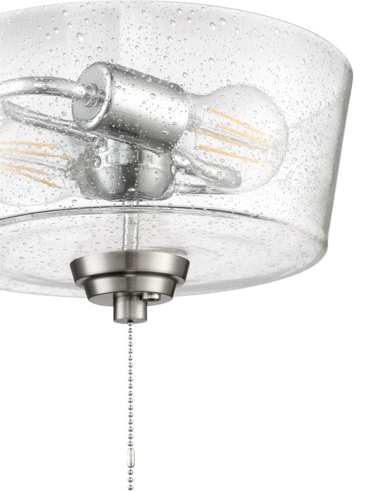 Craftmade LK2802-BNK-LED LED Fan Light Kit, Brushed Polished Nickel