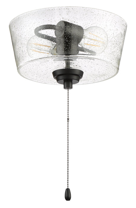 Craftmade LK2802-FB-LED LED Fan Light Kit, Flat Black